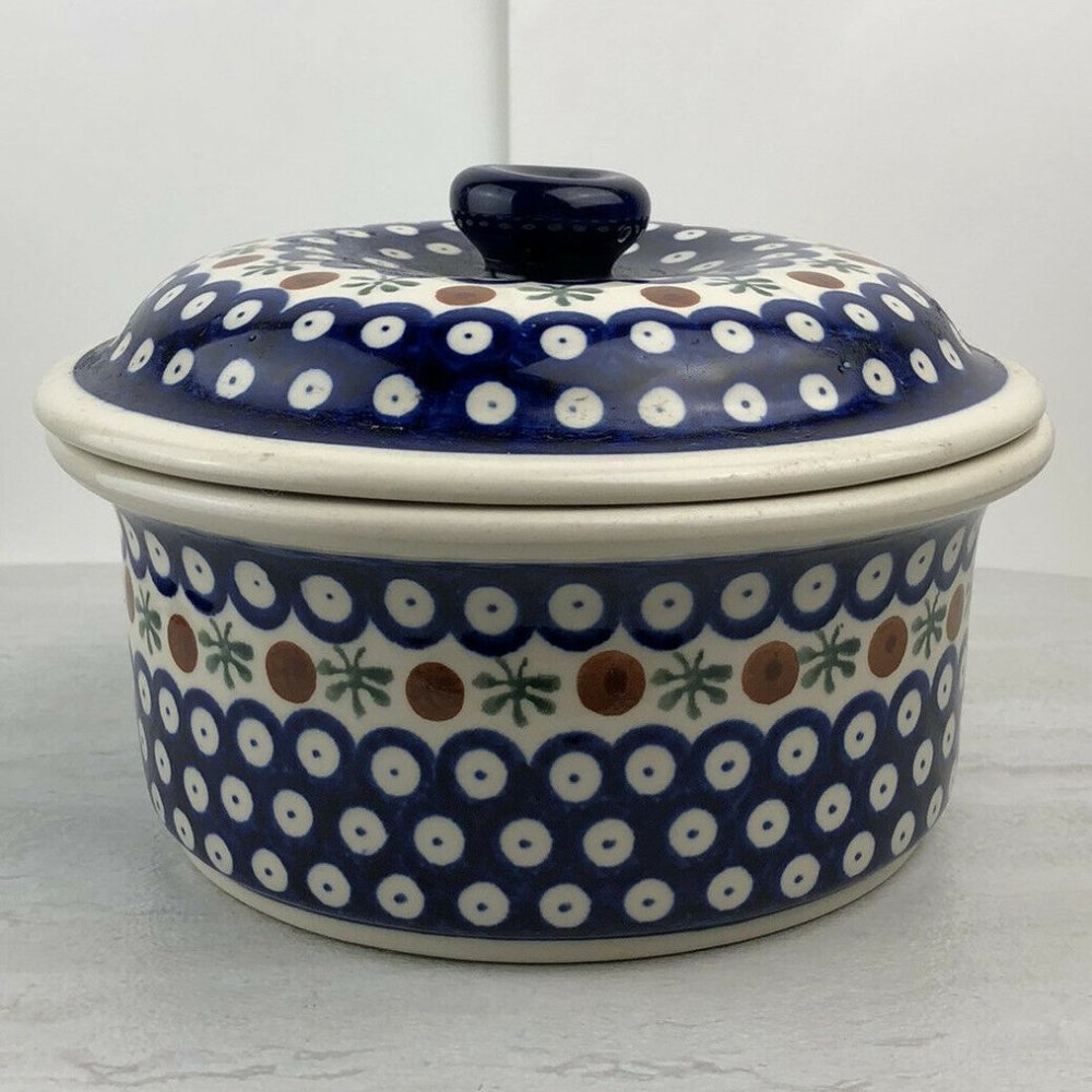 Boleslawiec 5 Cup Covered Baker Polish Dishware